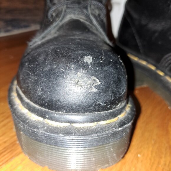 Genuine leather 14 eyelet black Doc Martens - Picture 2 of 7